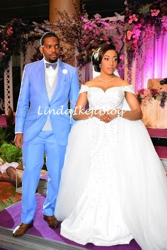 Koko Ita Giwa weds Chimaobi Loveweddingsng - White Wedding