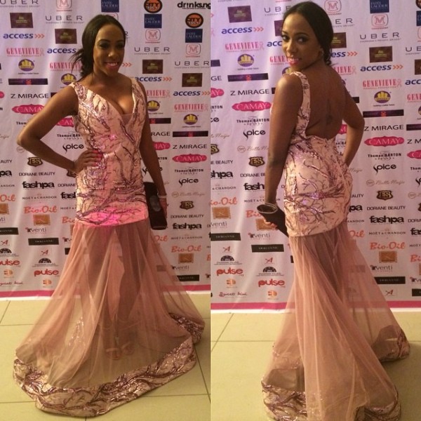 Genevieve Pink Ball 2014 - Fade Ogunro