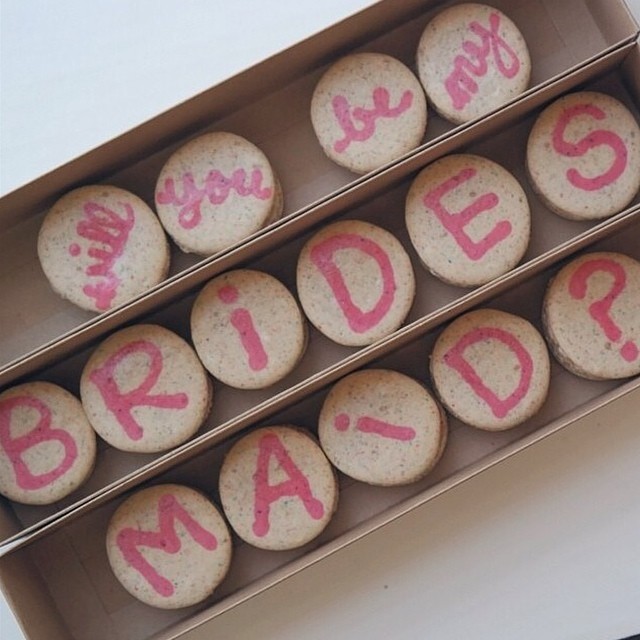 Milkstache cookies Bridesmaids