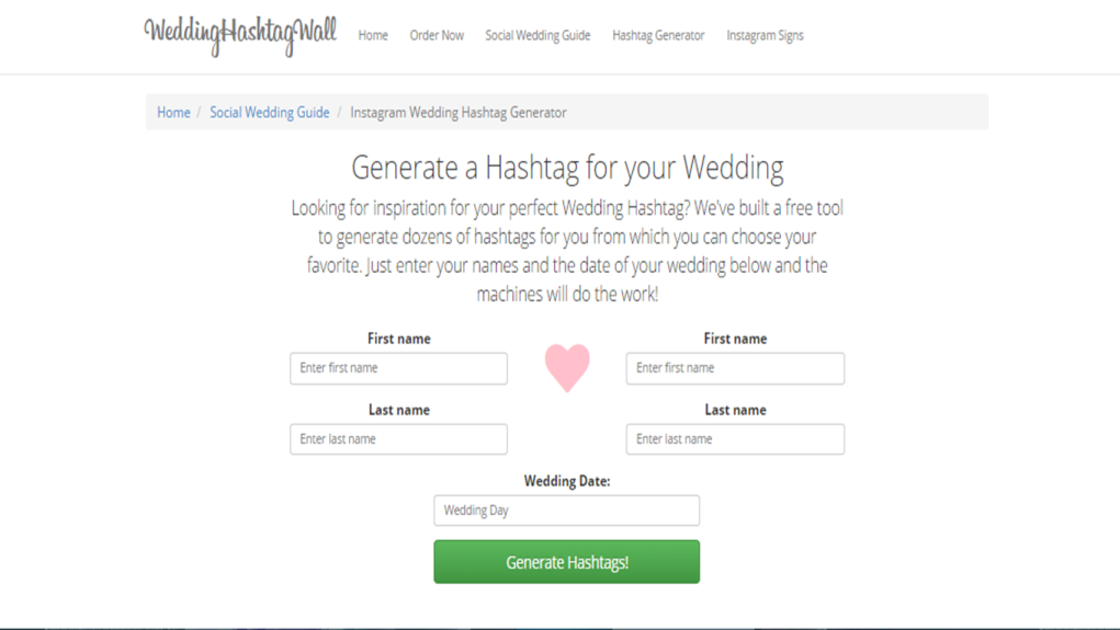 Wedding Hashtag Wall Loveweddingsng1