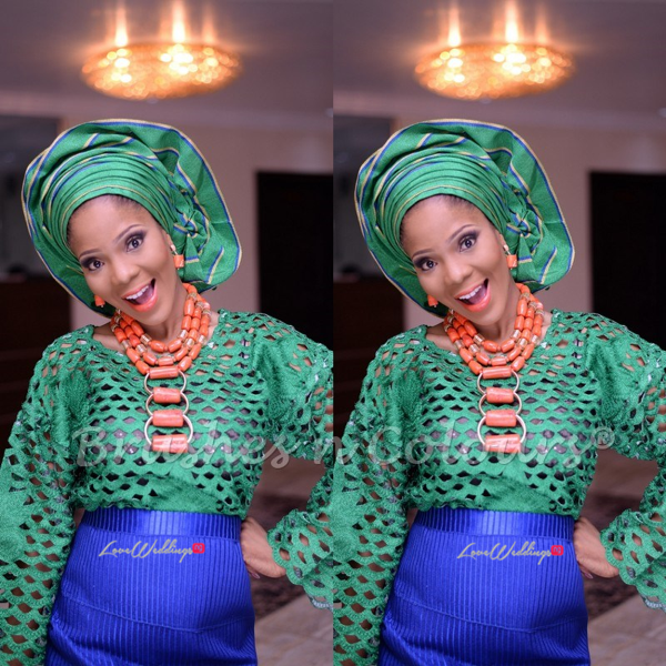 Nigerian Traditional Bride Brushes n Colors LoveweddingsNG15