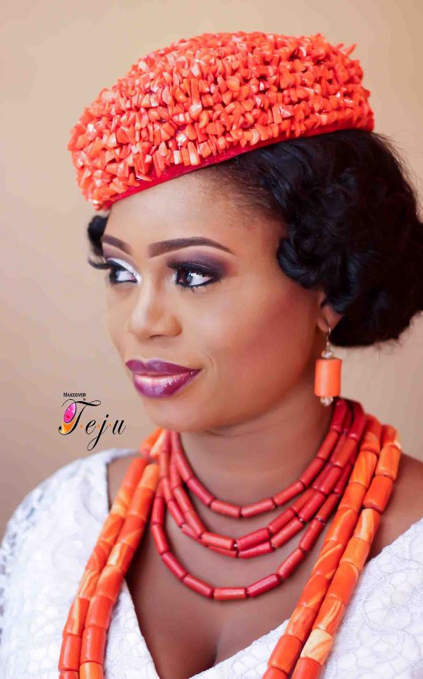 Nigerian Traditional Makeup - Makeover by Teju LoveweddingsNG