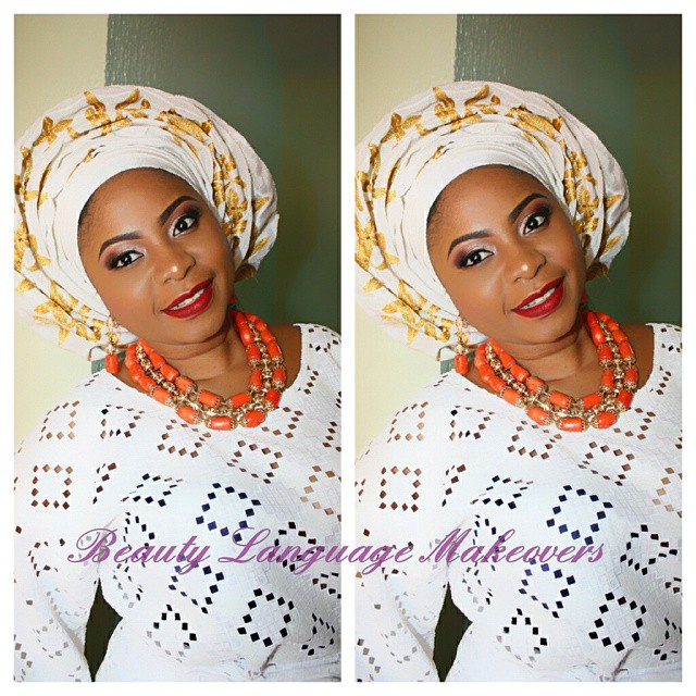 Nigerian Traditional Wedding Makeup - Beauty language makeover LoveweddingsNG