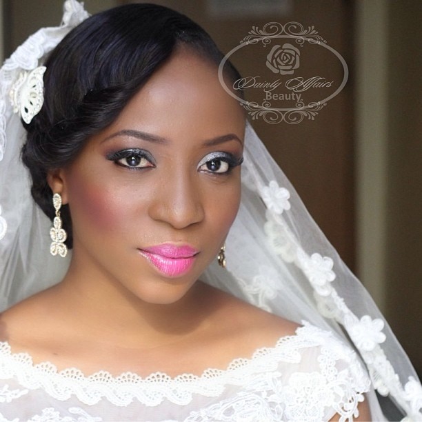 Nigerian White Wedding Makeup - dAINTY AFFAIRS LoveweddingsNG