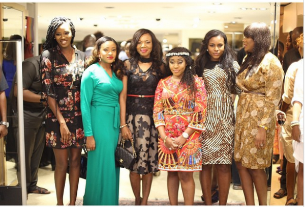 Genevieve Magazine Website Launch - Mercy Ajisafe, Lanre DaSilva-Ajayi, Betty Irabor, Jennifer Obayuwana, Liz Awoliyi & Bola Balogun