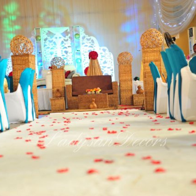 LoveweddingsNG Nigerian Traditional Wedding Decor Ladysan Decor1