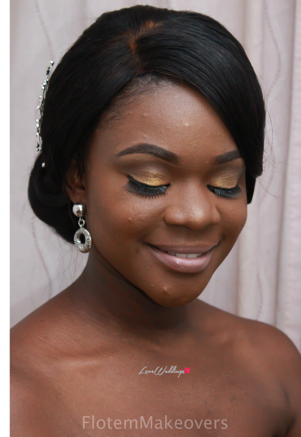 Nigerian Bridal Hair Inspiration Flotem Makeovers LoveweddingsNG13