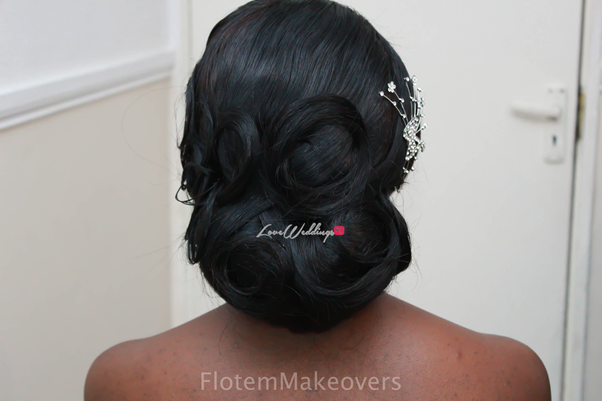 Nigerian Bridal Hair Inspiration Flotem Makeovers LoveweddingsNG17