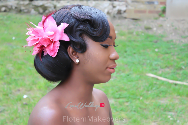Nigerian Bridal Hair Inspiration Flotem Makeovers LoveweddingsNG25