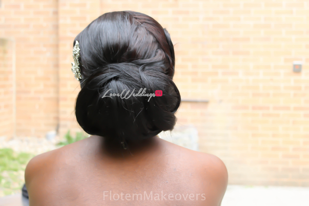 Nigerian Bridal Hair Inspiration Flotem Makeovers LoveweddingsNG35