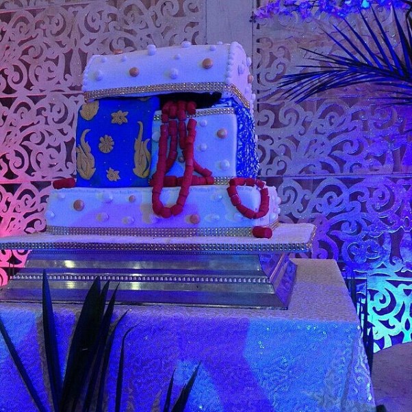 Gbenro Ajibade Osas Ighodaro Traditional Wedding LoveweddingsNG - cake