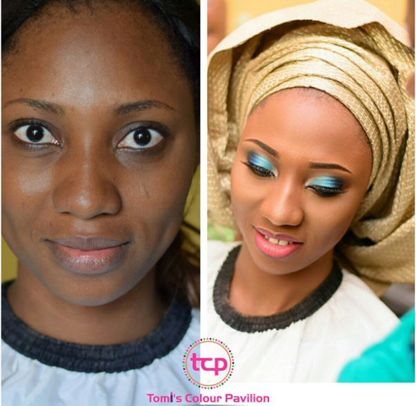 LoveweddingsNG Before and After Tomis Colour Pavillion