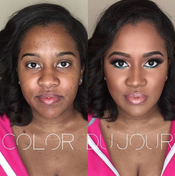 LoveweddingsNG Before meets After Makeovers - Color Dujour