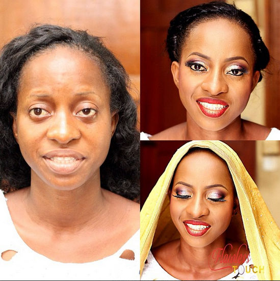 LoveweddingsNG Before meets After Makeovers - Flawless Touch Makeover