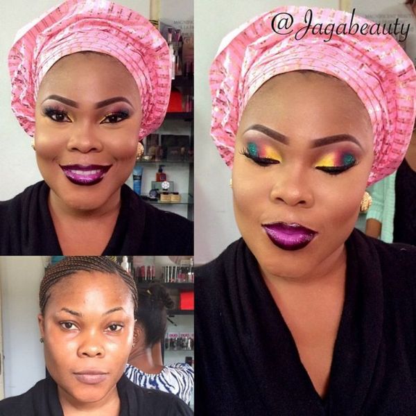 LoveweddingsNG Before meets After Makeovers - Jaga Beauty