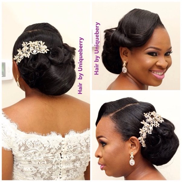Nigerian Bridal Hair Inspiration LoveweddingsNG - Uniqueberry Hairs