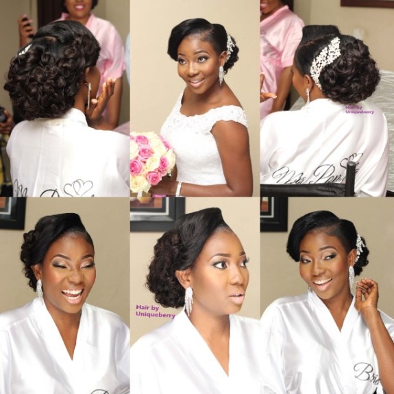 Nigerian Bridal Hair Inspiration LoveweddingsNG - Uniqueberry Hairs2
