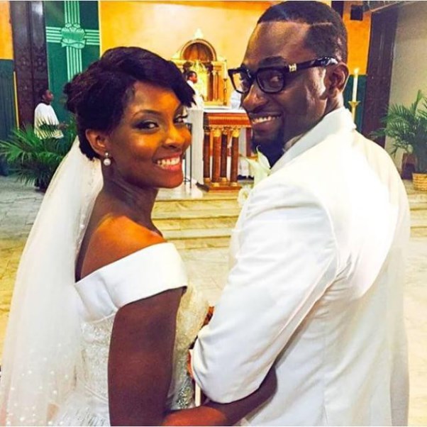 Gbenro Ajibade Osas Ighodaro White Wedding LoveweddingsNG9