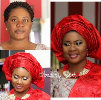 LoveweddingsNG Before and After - Beauty Seat1
