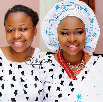 LoveweddingsNG Before and After - IPosh Looks1