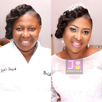 LoveweddingsNG Before and After - Jojos Touch
