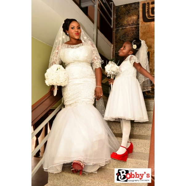 LoveweddingsNG Bride and Little Bride - Dee Bobbys Photography Studios