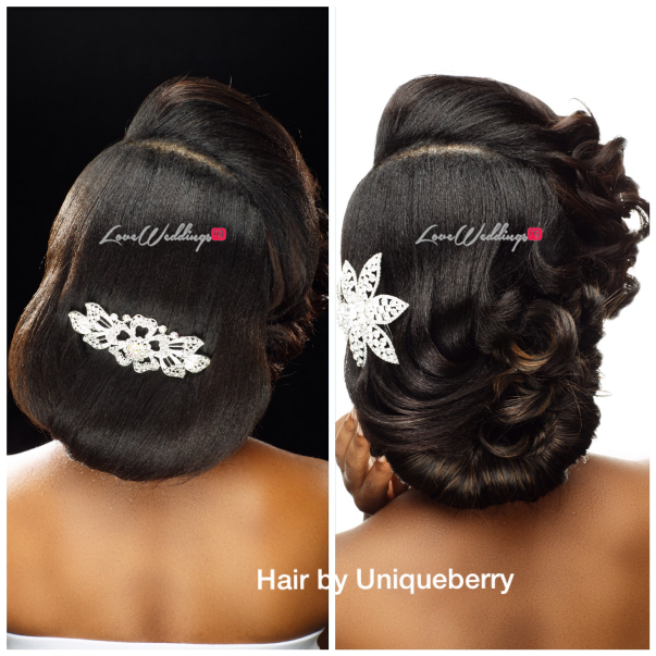 Nigerian Bridal Hair Inspiration Uniqueberry Hair - LoveweddingsNG3