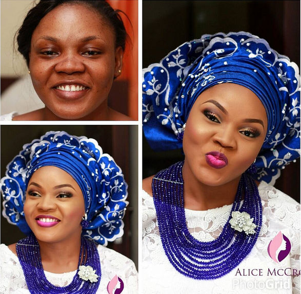 LoveweddingsNG Before and After - Alice McCrown