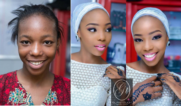 LoveweddingsNG Before and After - Glamtouch Makeovers