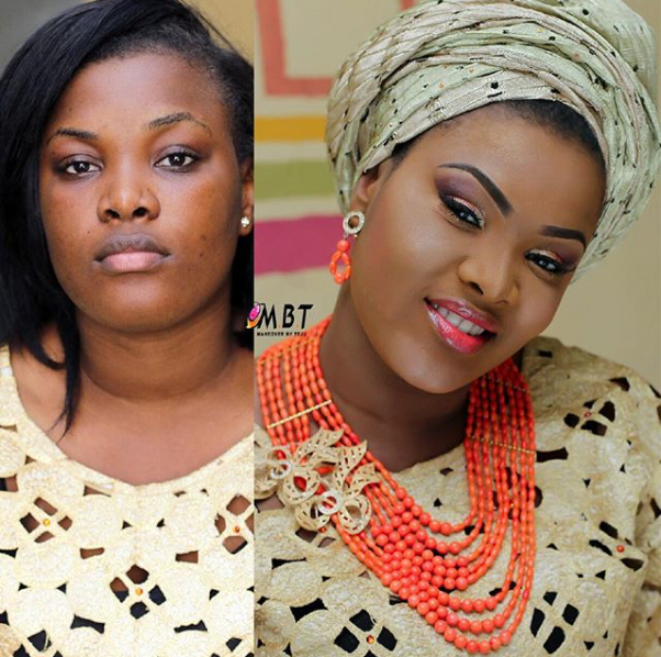 LoveweddingsNG Before and After - Makeover by Teju