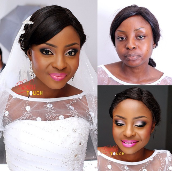 LoveweddingsNG Before meets After - Flawless Touch Makeover