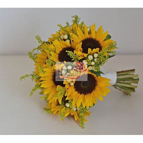 Sun Flowers With Berries by Pretty Fabulous