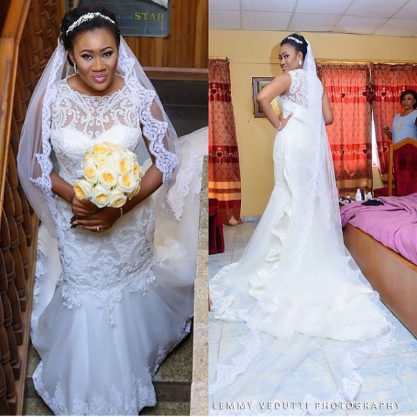 Nigerian Bridal Bouquet by Ferns and Blooms NG Lemmy Vedutti Photography LoveweddingsNG