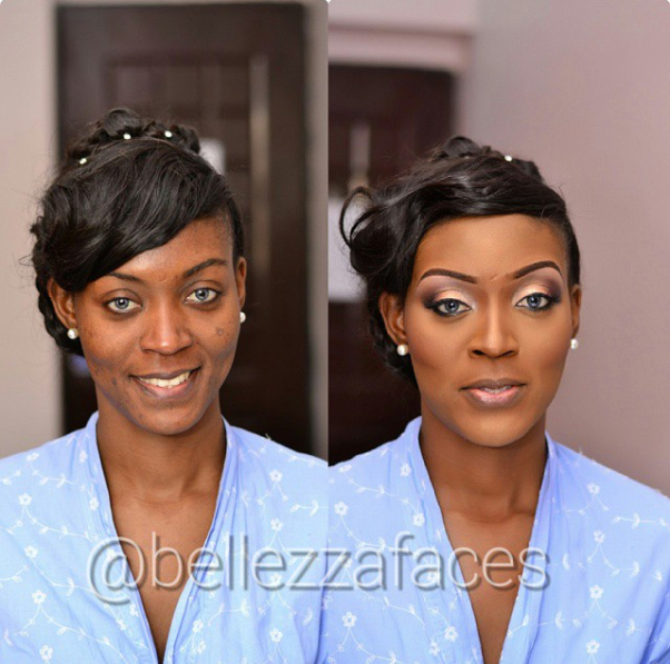 LoveweddingsNG Before and After Belleza Faces