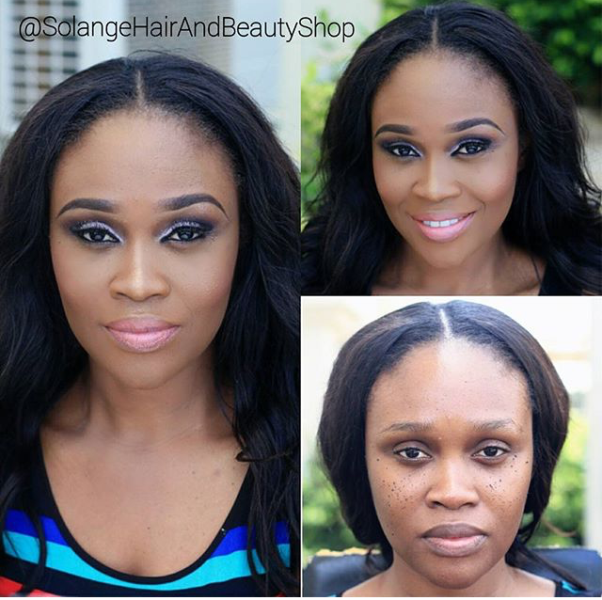 LoveweddingsNG Before and After Solange Hair and Beauty Shop