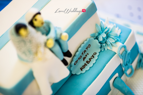 LoveweddingsNG Dr and Baby Zaga Traditional Wedding cake
