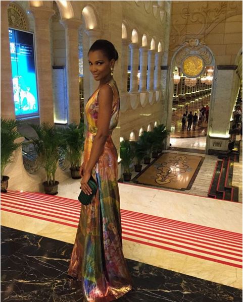 Agbani Darego in Tiffany Amber - Miss World 2015 LoveweddingsNG 1