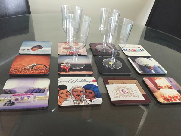 LoveweddingsNG Product Review Snapfish Personalised Coasters