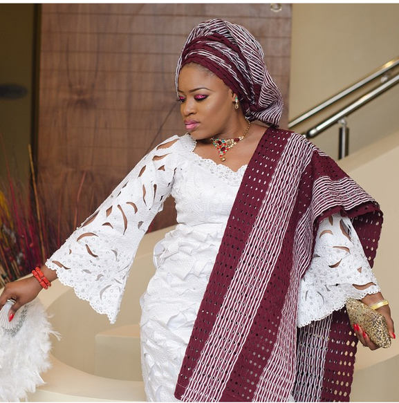 Nigerian Wedding Trend - Lace Iro & Buba LoveweddingsNG 1