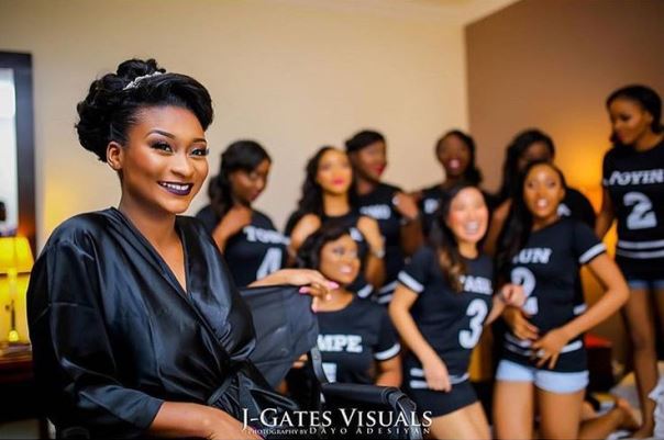 Nigerian Wedding Trends 2015 - Bride and Bridesmaids in Sportswear LoveweddingsNG