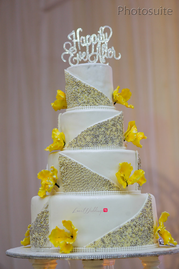 Nigerian White Wedding Cake - Uti and Erasmus Photosuite LoveweddingsNG 1