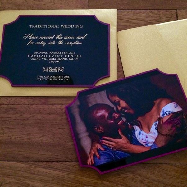 Nigerian Wedding #DoubleO2016 LoveweddingsNG Reception Access Cards