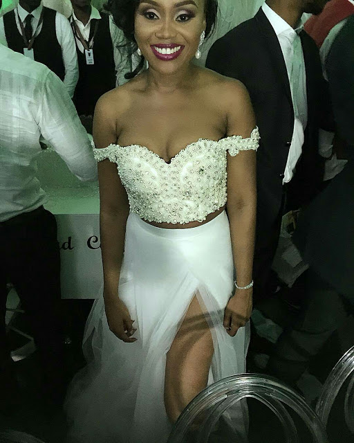 Ebuka Obi - Uchendu Cynthia Obianodo White Wedding LoveweddingsNG - bride in wana sambo