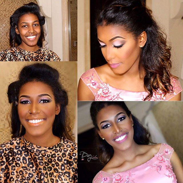 Nigerian Bridal Makeover - Before and After - Beezglam LoveweddingsNG