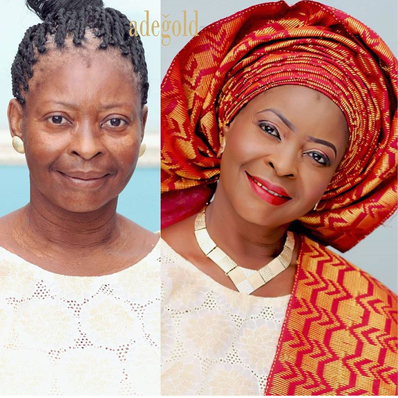 Nigerian Makeovers - Before and After Adegold MUA LoveweddingsNG
