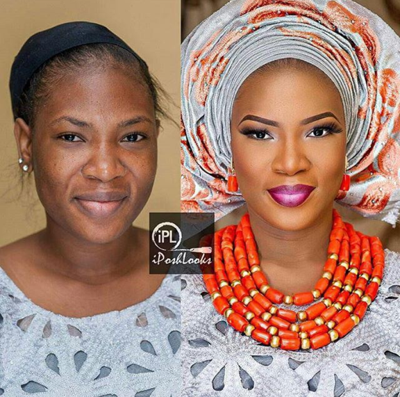 Nigerian Makeovers - Before and After IPosh Looks LoveweddingsNG - 1