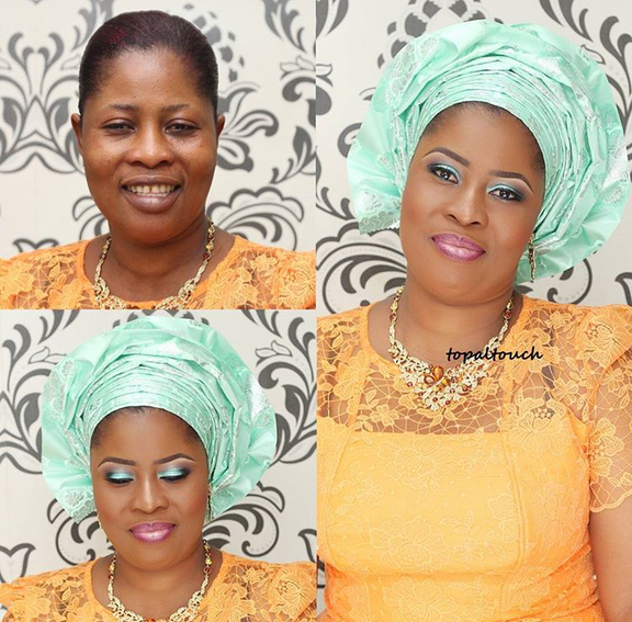 Nigerian Makeovers - Before and After Topal Touch LoveweddingsNG