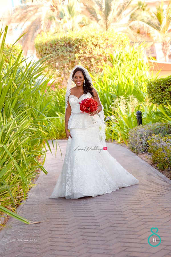 Nigerian Wedding in Dubai Bride LoveweddingsNG Save the Date 3