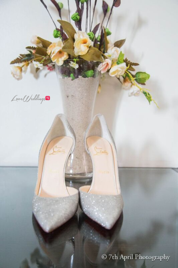 Nigerian White Wedding - Afaa and Percy - 7th April Photography LoveweddingsNG shoes