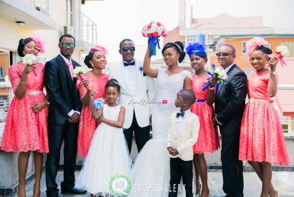 Nigerian White Wedding Bridal Train - Teju Yinka LoveweddingsNG